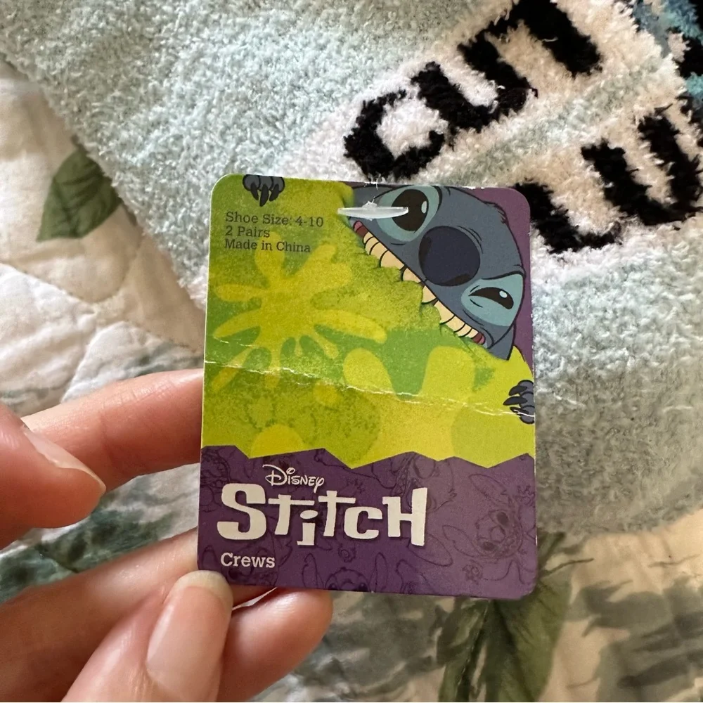 Lilo & Stitch Fuzzy Socks Cute Fluffy 4-10